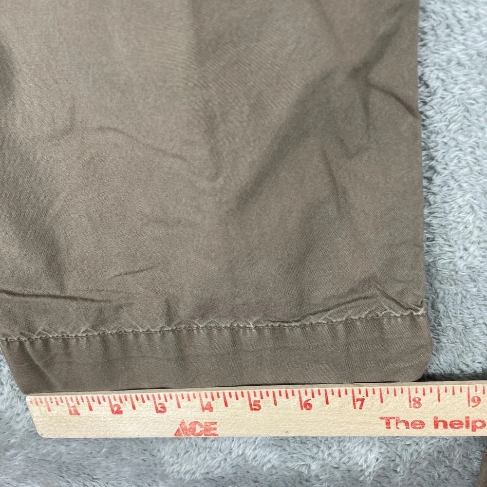 Banana Republic‎ Cargo Pants Mens 33x32 Brown Cotton Multi Pocket Utility Chino
